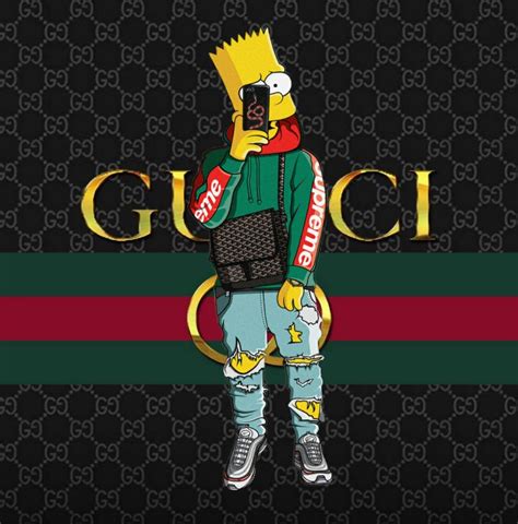 bart sumpson gucci|gucci simpson wallpaper 4k.